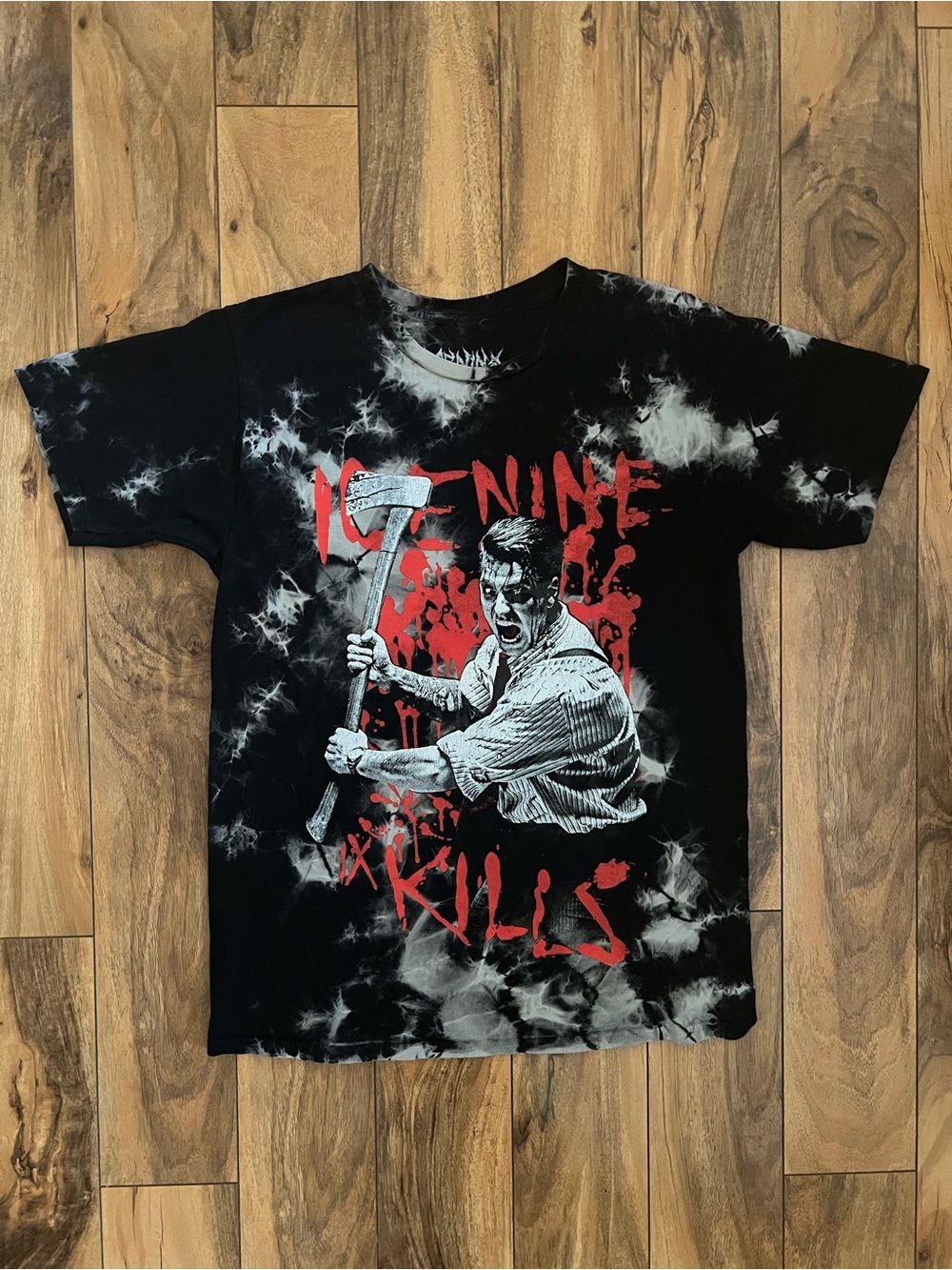 Ice Nine Kills Trinity Of Terror Acid Wash T-Shirt